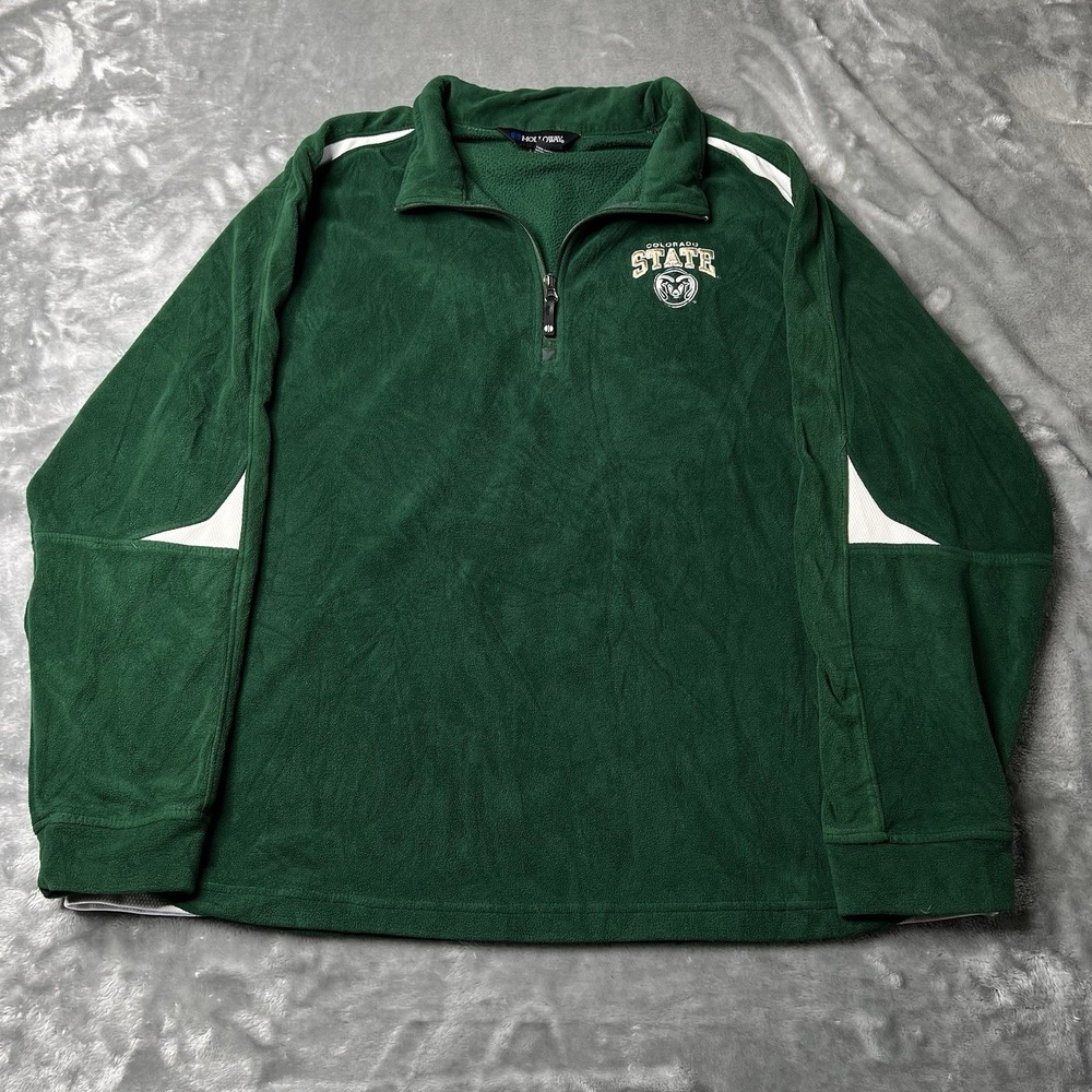 Colorado State Sweater Men Size XL Rams Fleece Zip Up NCAA Football